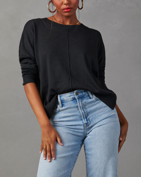 BLACK SWEATERS XL - BLACK