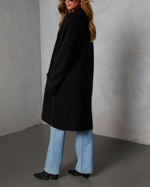 BLACK CARDIGAN S - BLACK