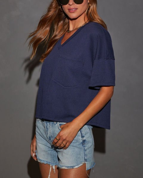 NAVY BLOUSE