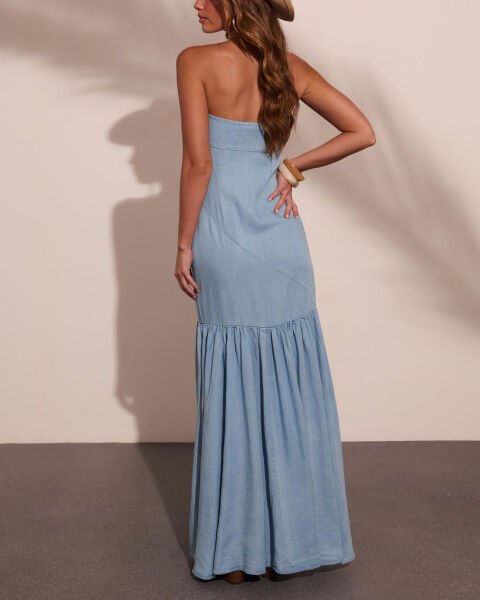 LIGHT-BLUE DRESS M - LIGHT-BLUE