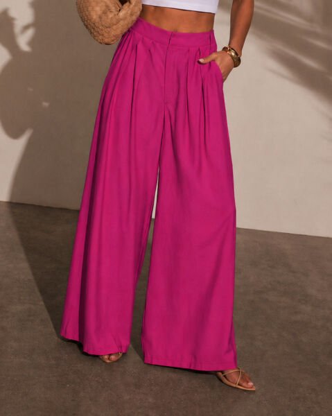 FUSCHIA PANTS M - FUSCHIA