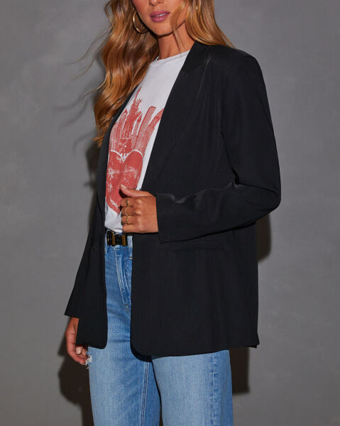 BLACK JACKET M - BLACK