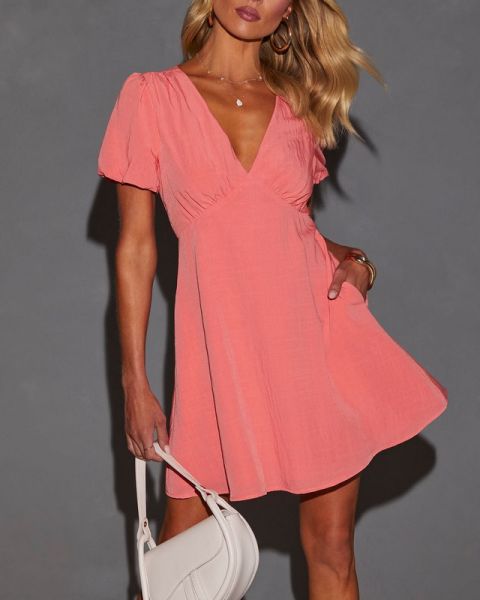 PEACH DRESS