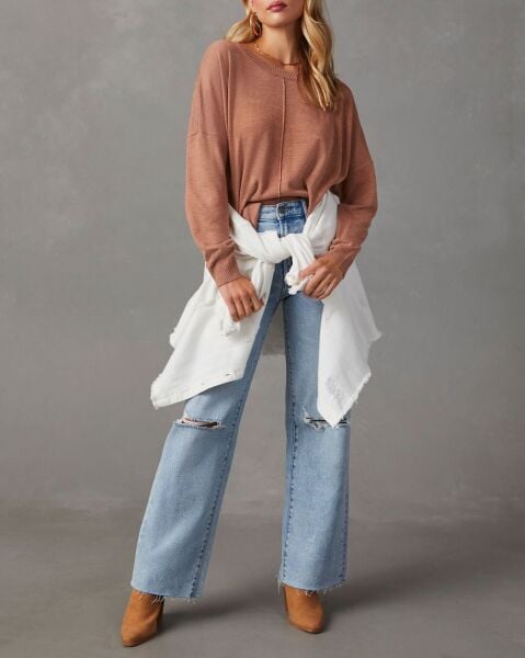 LATTE SWEATERS S - LATTE