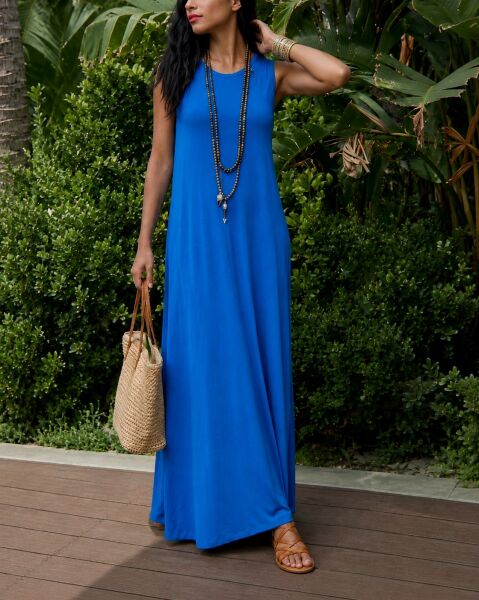 AZURE-BLUE DRESS M - AZURE-BLUE