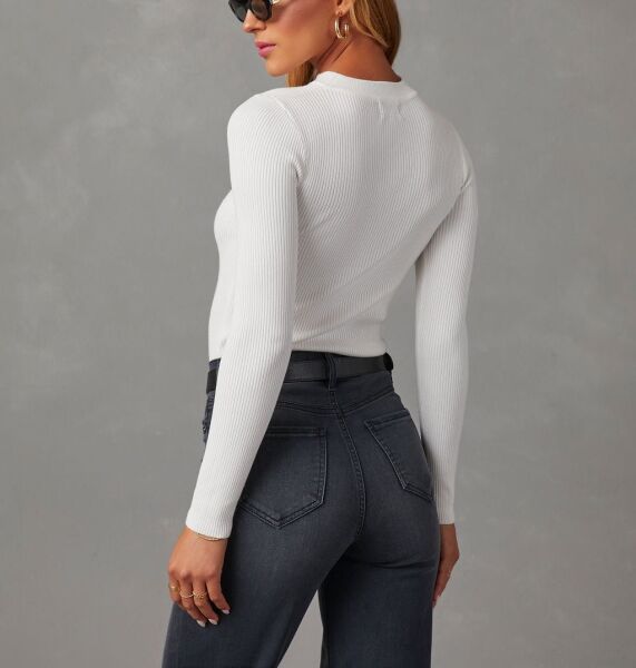 WHITE BLOUSE L - WHITE