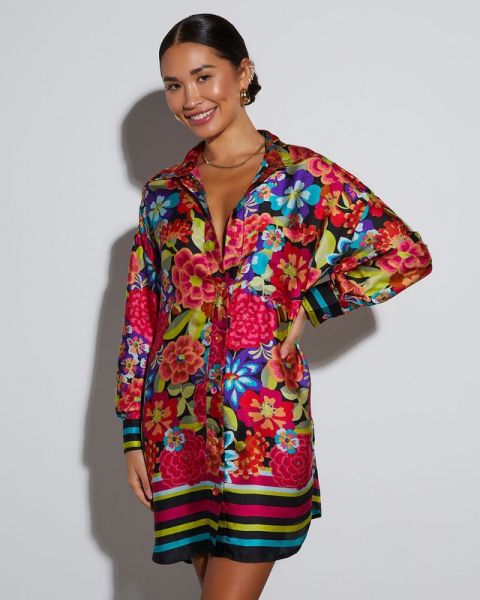 MULTICOLOR-FLORAL DRESS