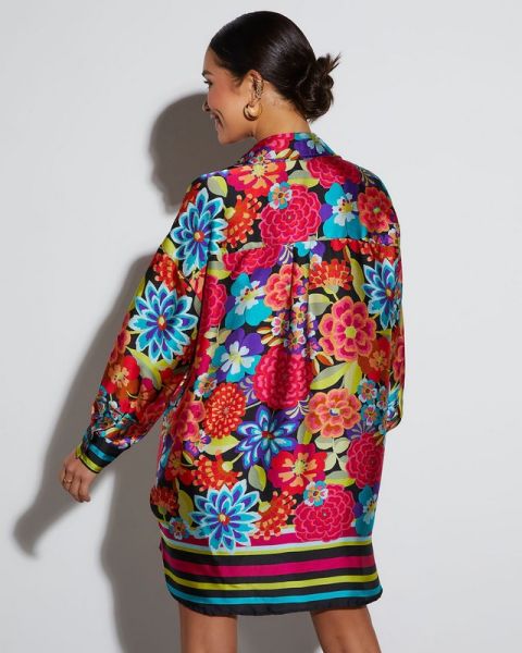 MULTICOLOR-FLORAL DRESS