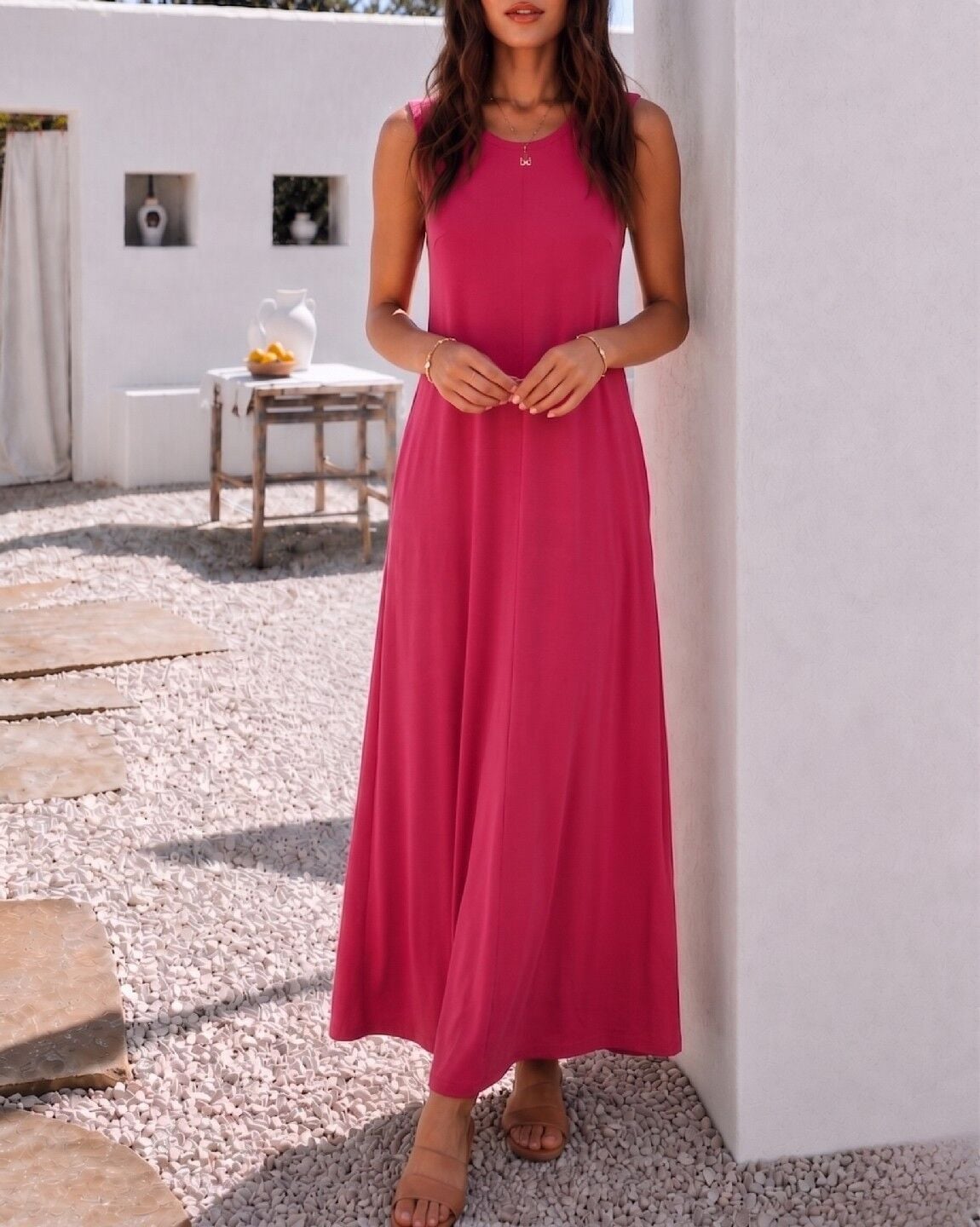 FUSCHIA DRESS XL - FUSCHIA