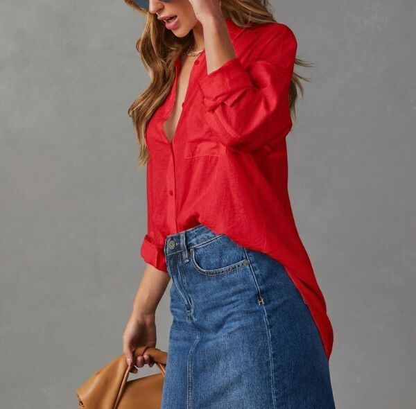 RED SHIRT L - RED