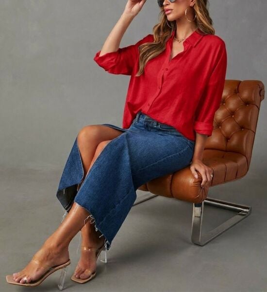 RED SHIRT L - RED