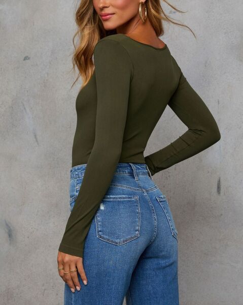 KHAKI BLOUSE M - KHAKI
