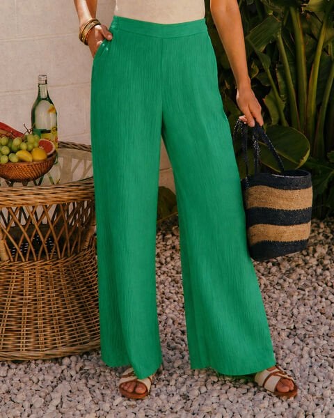GREEN PANTS XL - GREEN