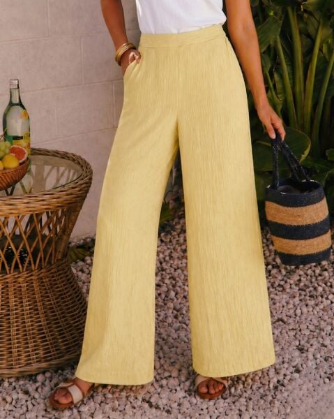 YELLOW PANTS XL - YELLOW