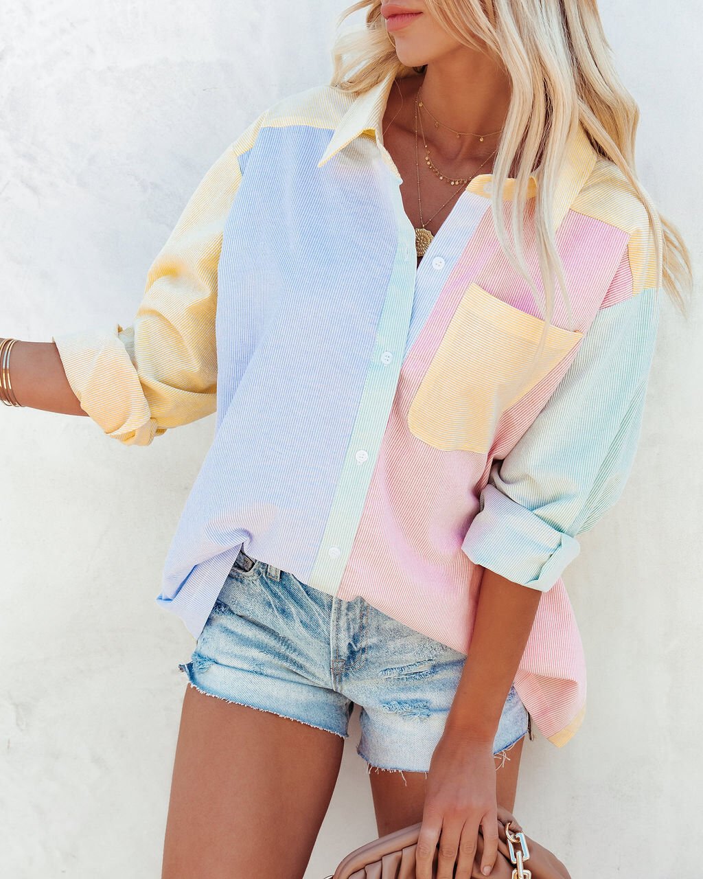 YELLOW-BLUE SHIRT