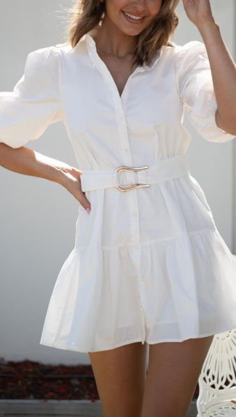WHITE DRESS