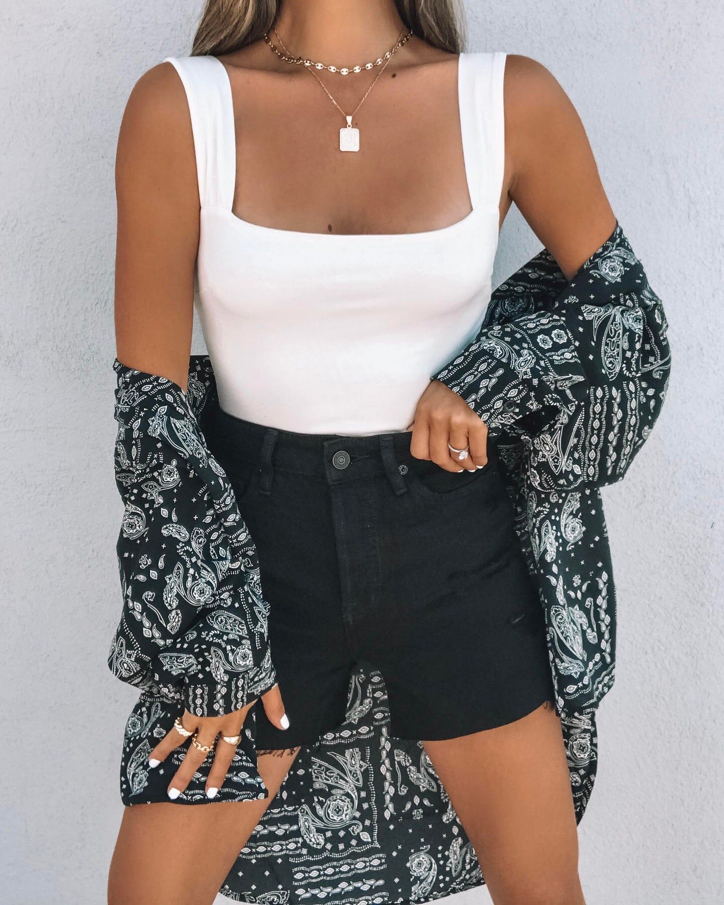 ECRU TANK-TOP