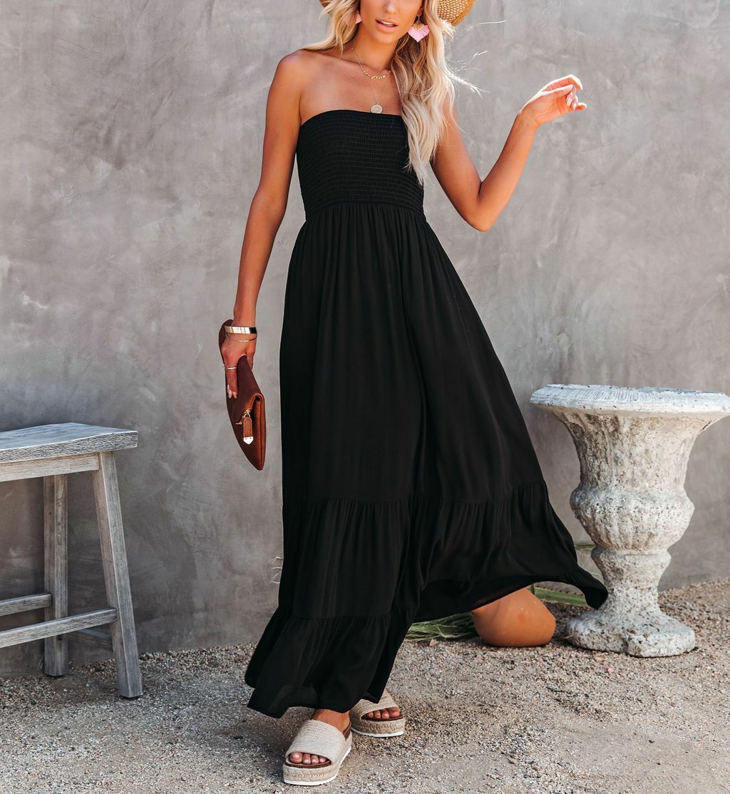 BLACK DRESS XL - BLACK