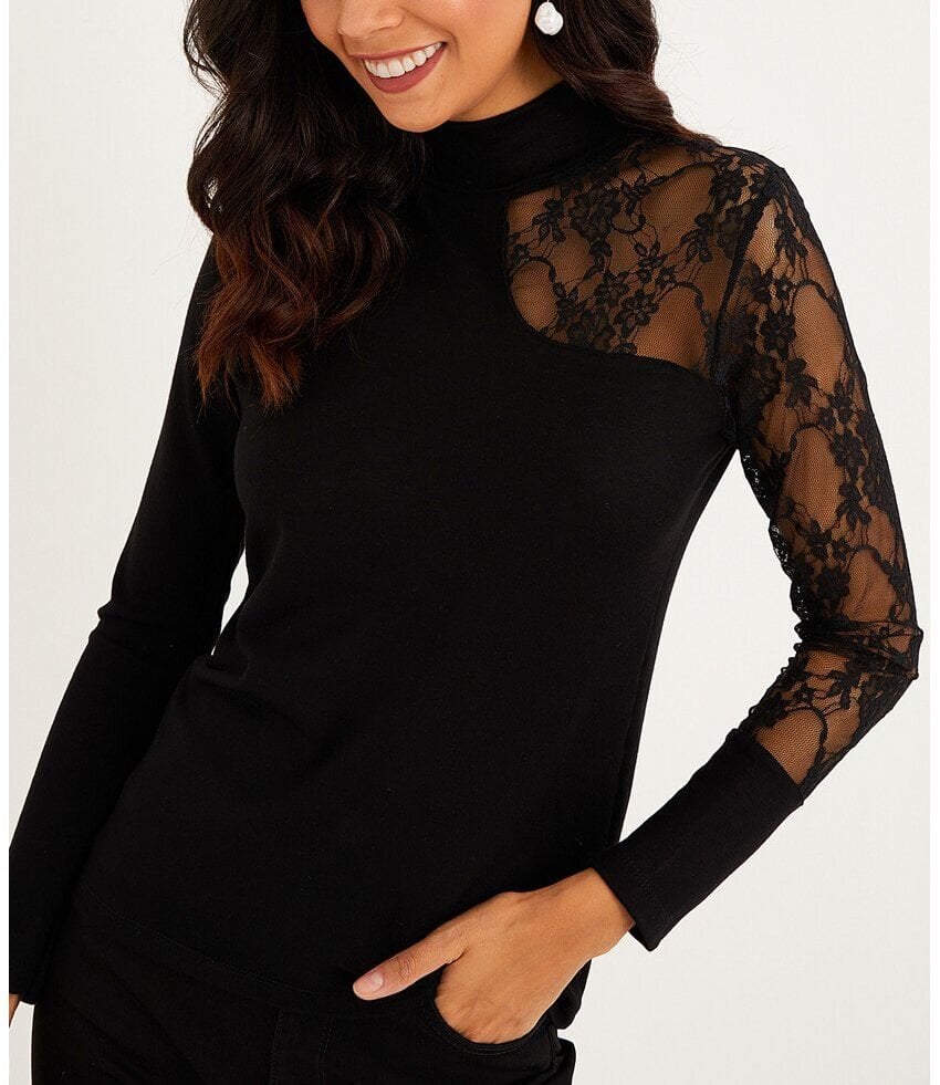 BLACK BLOUSE S - BLACK