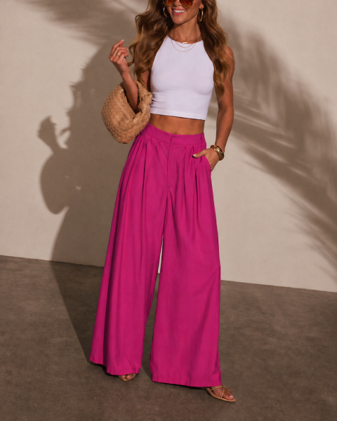 FUSCHIA PANTS