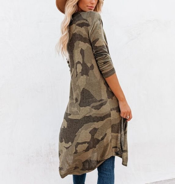 CAMOUFLAGE CARDIGAN