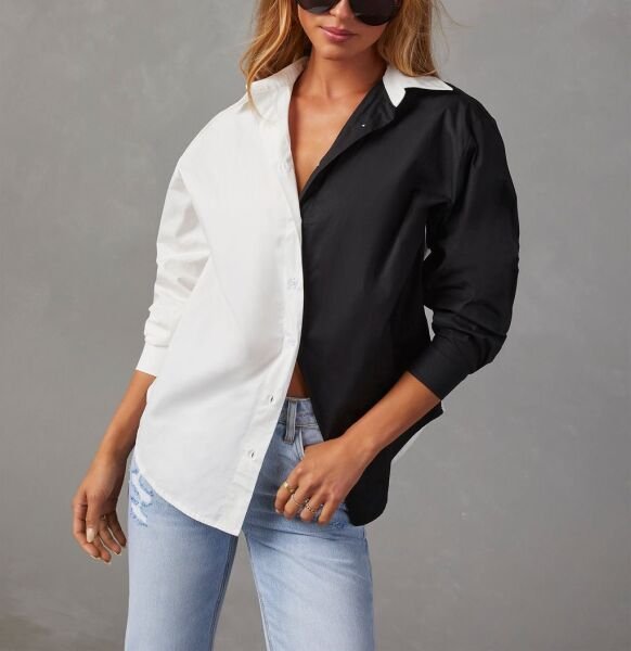 BLACK-WHITE SHIRT