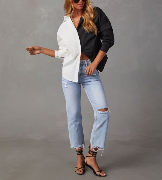 BLACK-WHITE SHIRT