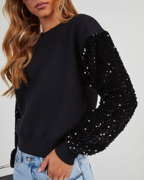 BLACK BLOUSE L - BLACK