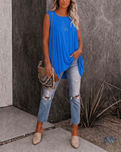 BLUE BLOUSE