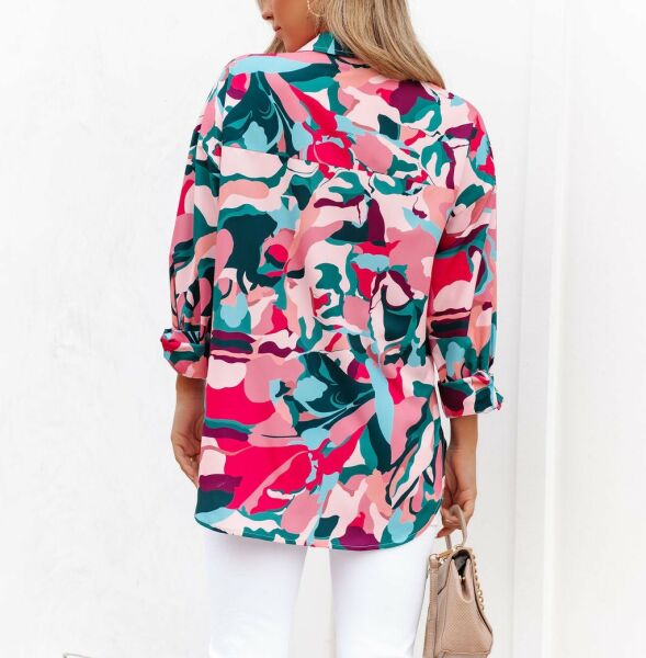 MULTICOLOR-PRINTED SHIRT S - MULTICOLOR-PRINTED