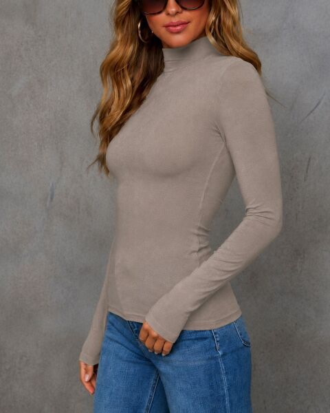 MINK BLOUSE XL - MINK