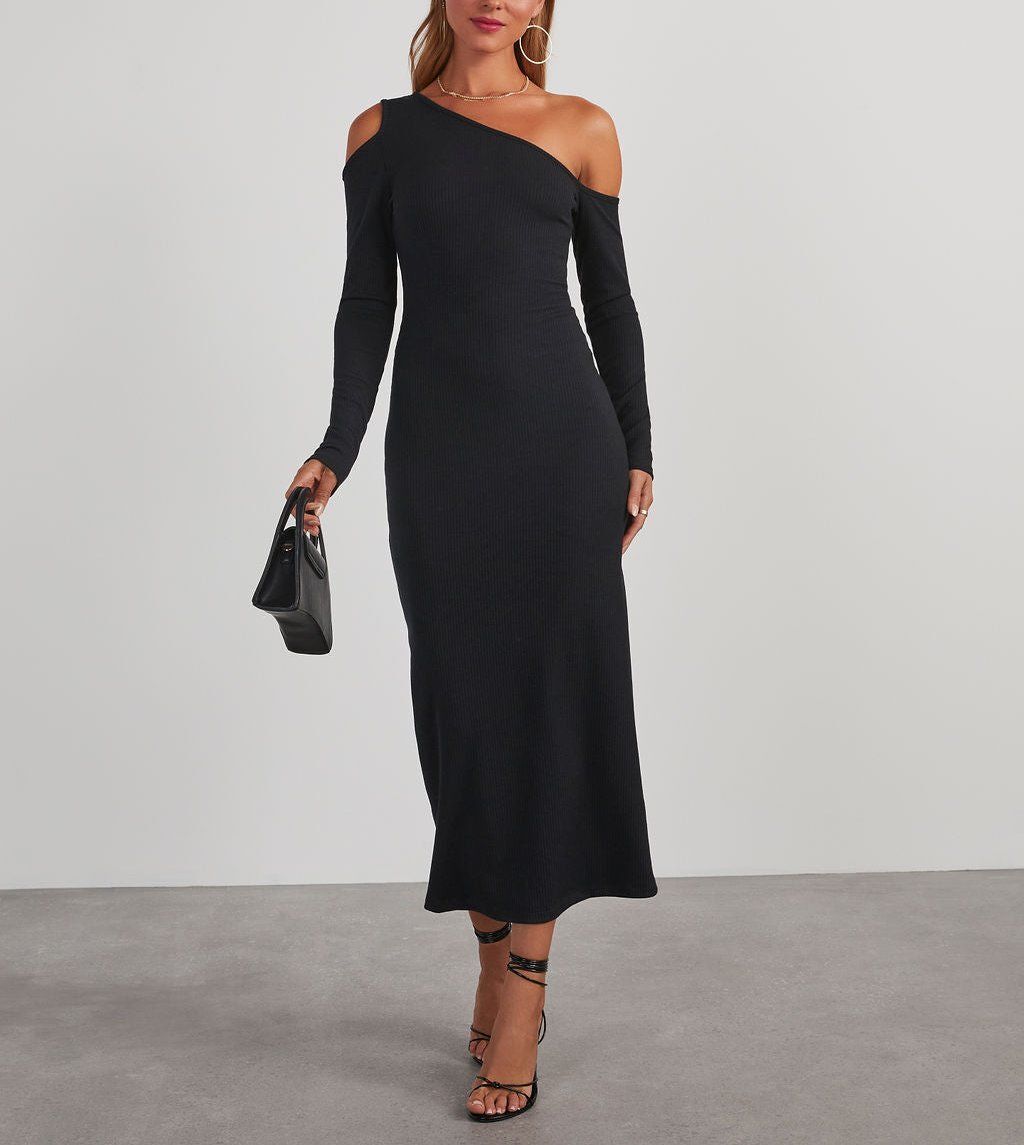 BLACK DRESS S - BLACK