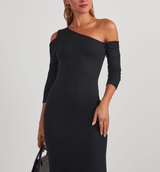 BLACK DRESS XL - BLACK