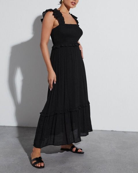 BLACK DRESS XL - BLACK