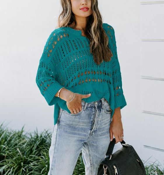 OIL-BLUE SWEATER