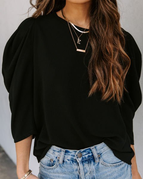BLACK BLOUSE