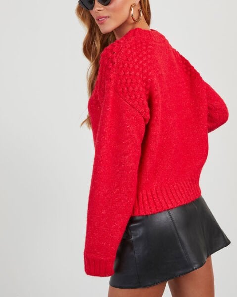 RED SWEATER L - RED