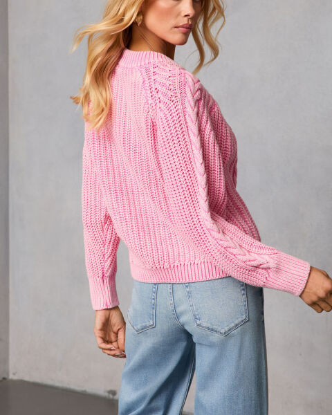 PINK SWEATER S - PINK