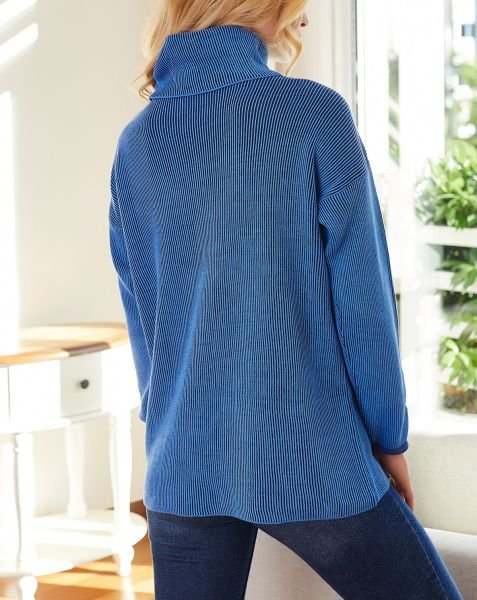 NAVY-BLUE SWEATER