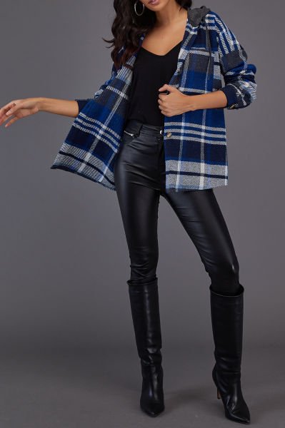 ANTHRACITE-BLUE-PLAID SHIRT