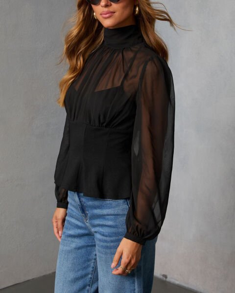 BLACK BLOUSE