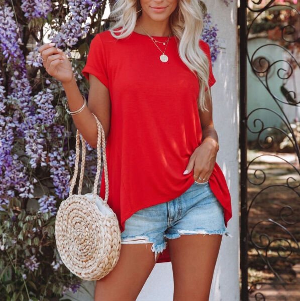 CORAL BLOUSE L - CORAL