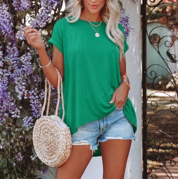 GREEN BLOUSE S - GREEN