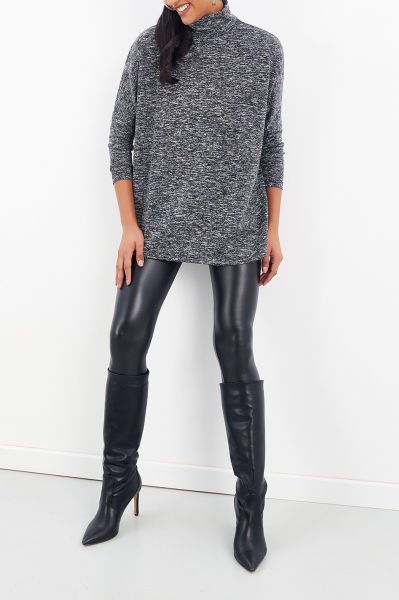 ANTHRACITE-MELANGE SWEATER