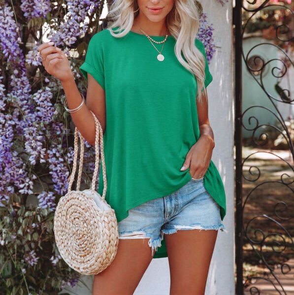 GREEN BLOUSE L - GREEN