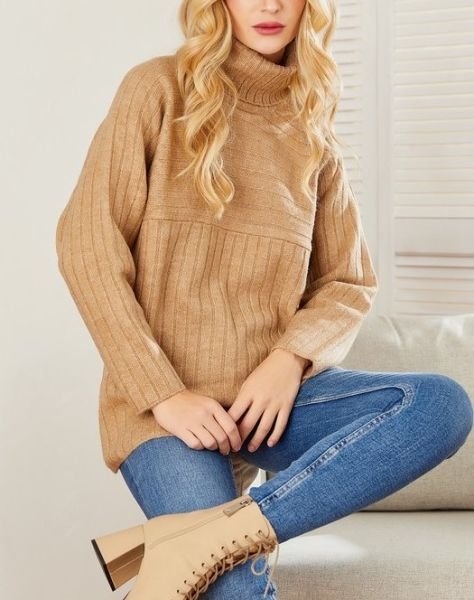 BEIGE SWEATER