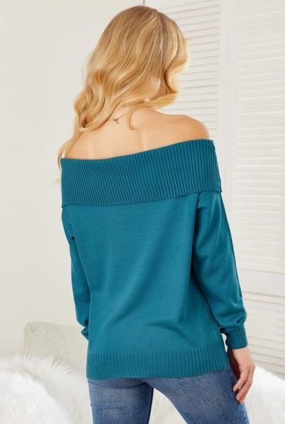 TEAL SWEATER