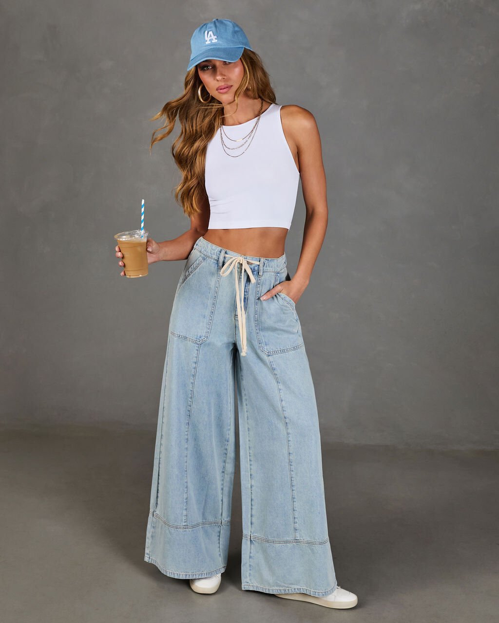 LIGHT-BLUE JEANS PANTS