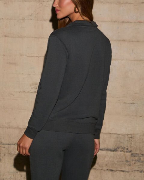 ANTHRACITE SWEATSHIRT AND PANTS SET