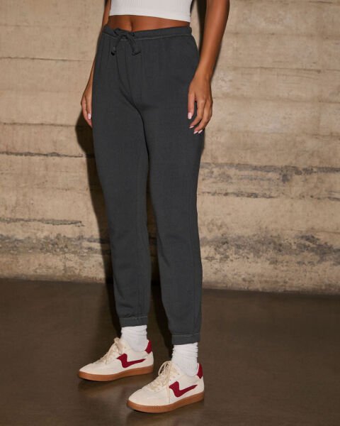 ANTHRACITE SWEATSHIRT AND PANTS SET